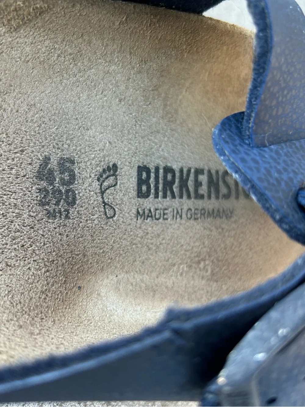 Birken Stock Men Blue Thong Sandals (READ DESCRIPTION)